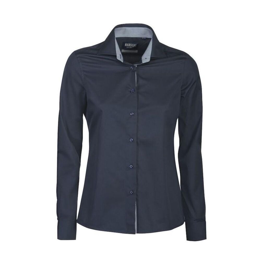 Harvest Womens/Ladies Baltimore Formal Shirt / Navy